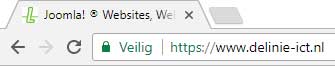 website met SSL website met SSL